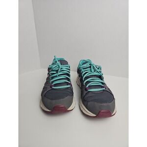 ASICS Training  Running Shoes Women's Sz 6 Grey/teal/purple Athletic Sneakers
